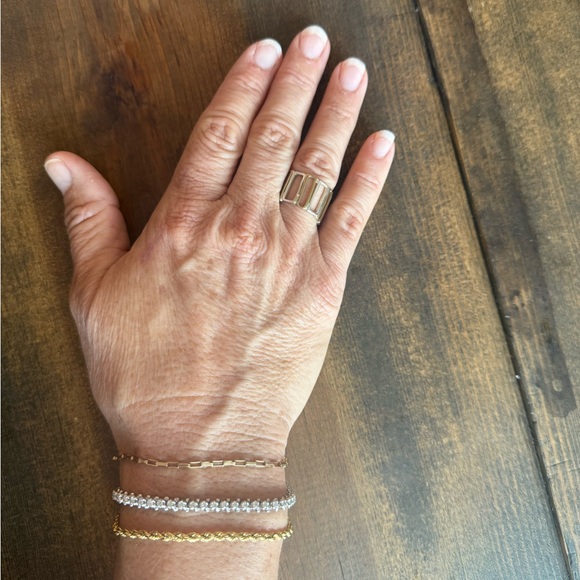 Silpada Mixed Metals Sterling Silver and Brass Ring, Size 7 - Picture 5 of 5